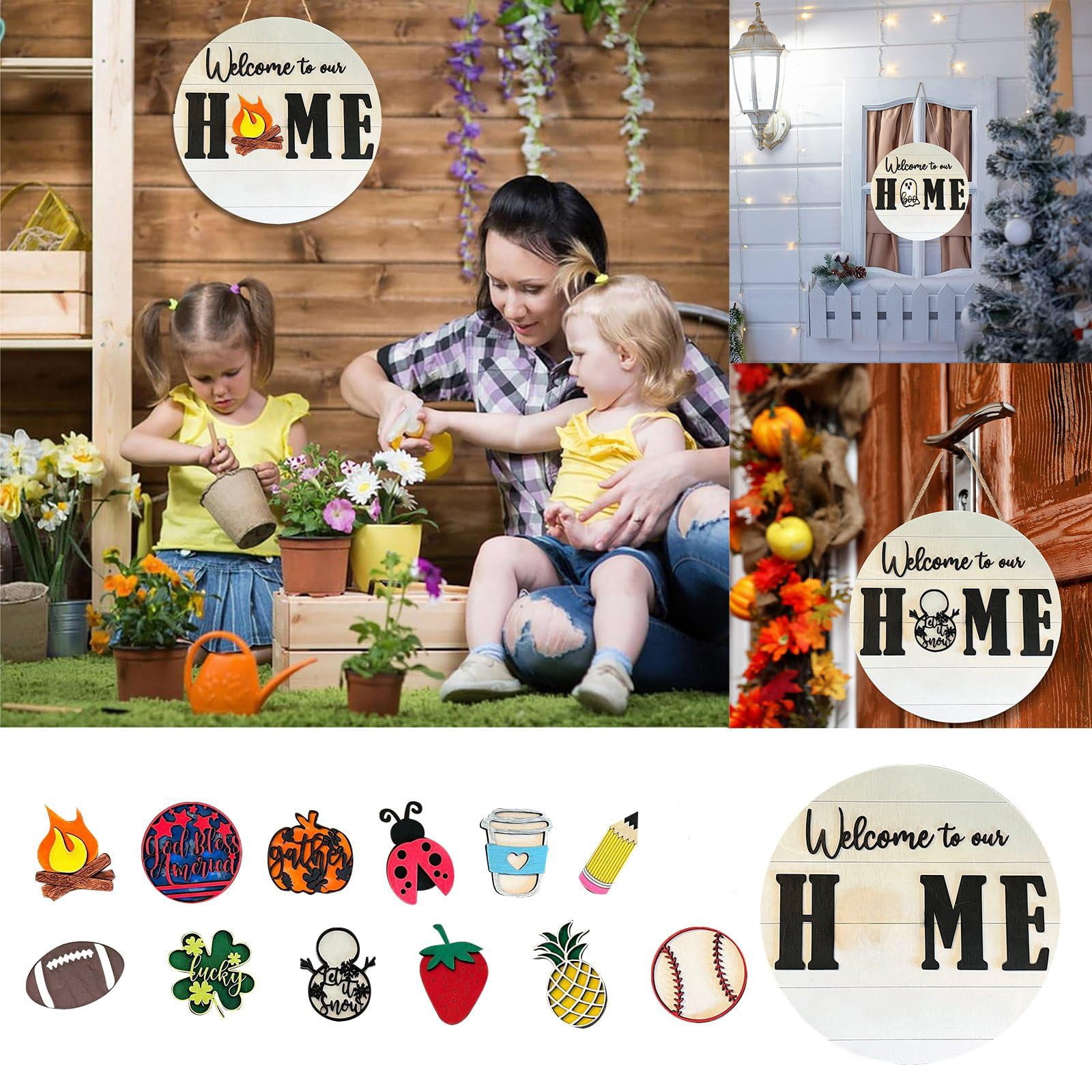Interchangeable Welcome to Our Classroom Door Sign with 13 Changeable ...