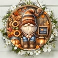 thumbnail image 1 of Interchangeable Welcome Sign for Front Door - 7.9 Inches Seasonal Gnome Decor - Wooden Spring Wreath Decorations for Home Classroom - House Warming Gifts New Home, 1 of 4