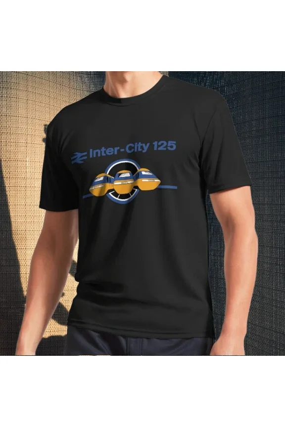 Intercity 125, Triple Power Car Logo Men's T-Shirt Funny Size S to 5XL