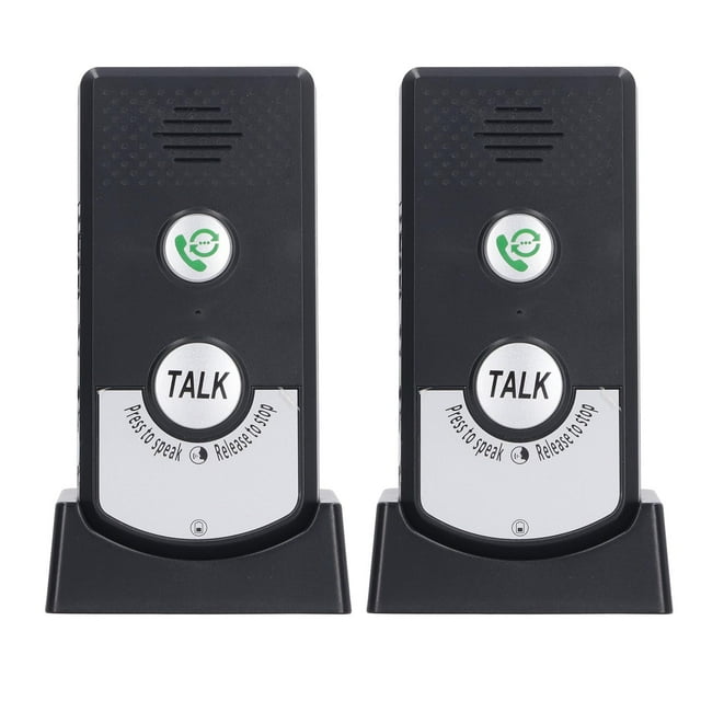 Wireless 2 Way Voice Doorbell Intercom Unit, Super Long Range ...