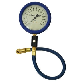 Intercomp 360058 Ultra Deluxe Air Pressure Gauge - Glow-In-The-Dark - 4 in. Face - 0-15 PSI<BR>
