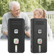 Intercoms Wireless for Home, 540 Yard or 8 Floors,Long Range Wireless Intercom System for Room to Room Communication, Light Display,2 Way Voice Intercom for Elderly, Seniors, and Kids Black