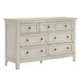 thumbnail image 1 of Intercon Furniture San Mateo Youth 7-Drawer Transitional Wood Dresser in White, 1 of 1