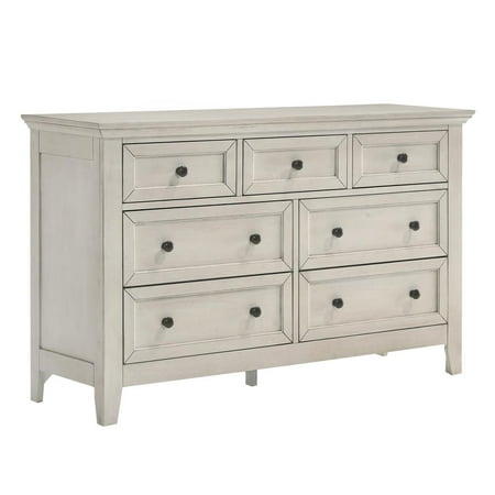 Intercon Dresser, 7 Drawer in Rustic White