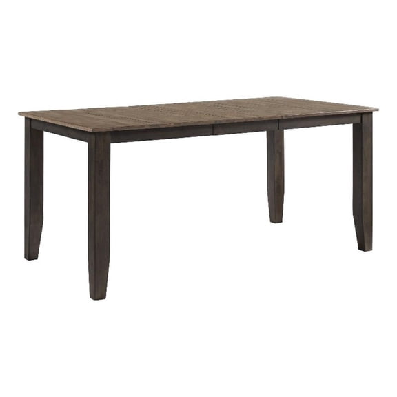Intercon Furniture Beacon Transitional Wood Counter Table in Black/Walnut