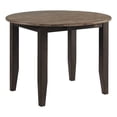 thumbnail image 1 of Intercon Furniture Beacon Transitional Wood Round Drop Table in Black/Walnut, 1 of 4
