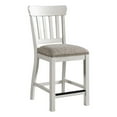 thumbnail image 1 of Intercon Furniture Drake Wood Counter Height Stool in White/Oak (Set of 2), 1 of 4