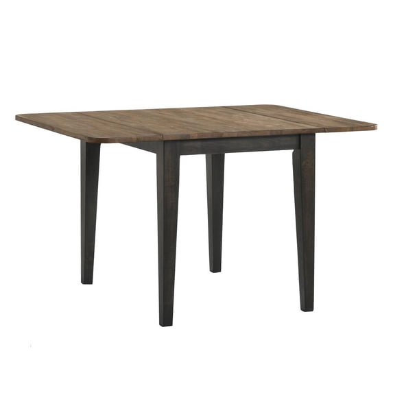 Intercon 50 in Drop Leaf Table in Brushed Brown & Pecan