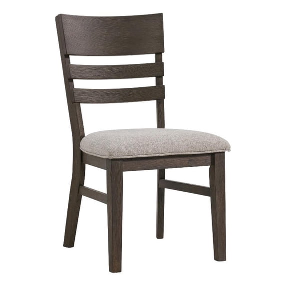 Intercon Furniture Hearst Transitional Wood Panel Back Chair in Brown (Set of 2)