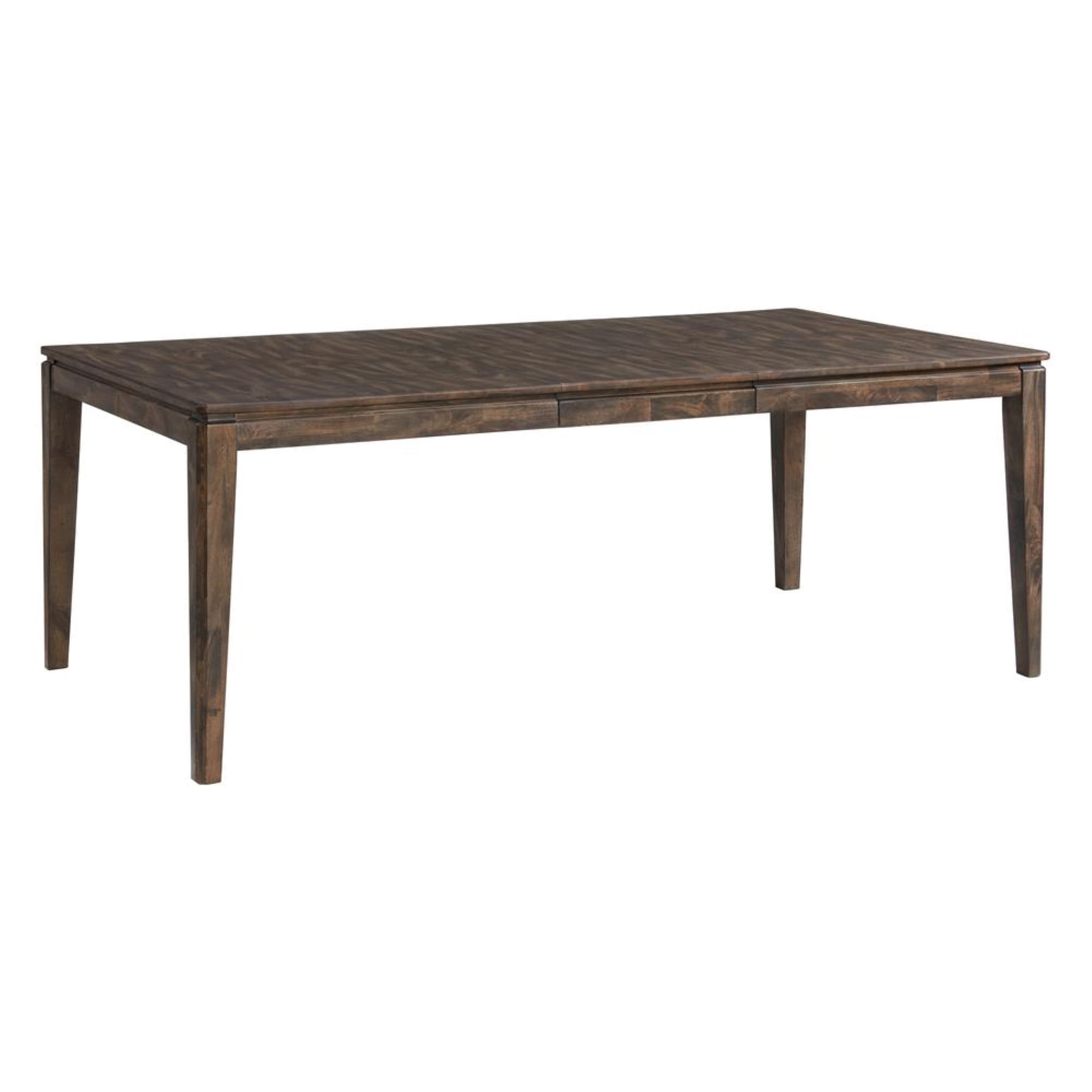 Transitional Brushed Mango Extendable Dining Table