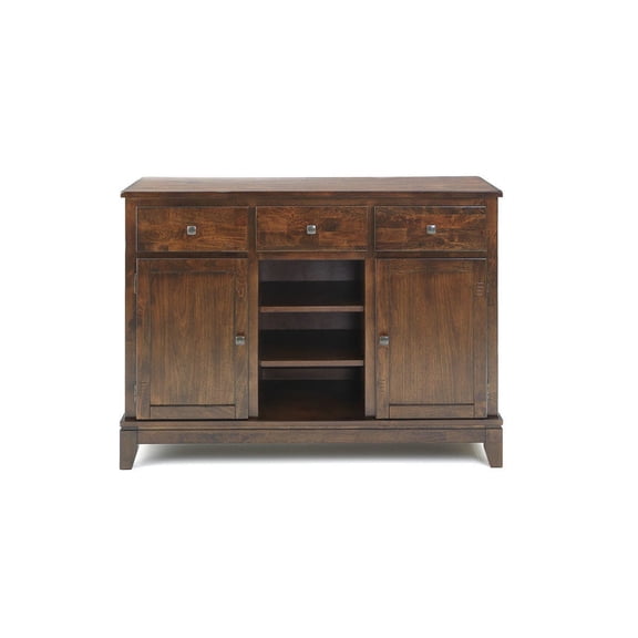 Intercon Furniture Kona 50" Transitional Wood Wine Server in Brown