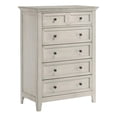 thumbnail image 1 of Intercon Furniture San Mateo Youth 5-Drawer Transitional Wood Chest in White, 1 of 2