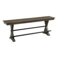 thumbnail image 1 of Intercon Furniture Sullivan Transitional Wood Backless Counter Bench in Charcoal, 1 of 4