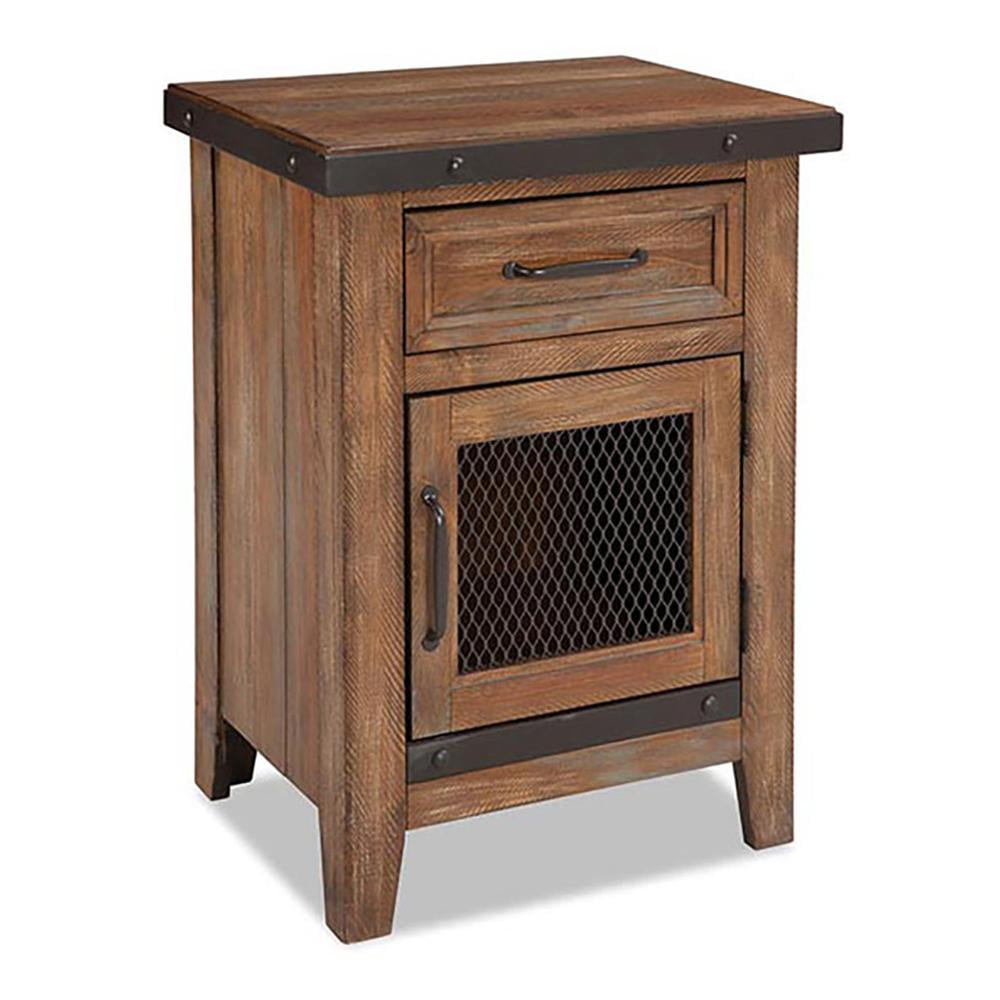 Intercon Nightstand, 1 Drawer in Canyon Brown