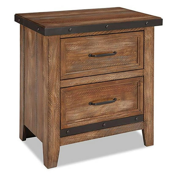 Intercon Nightstand, 2 Drawer in Canyon Brown