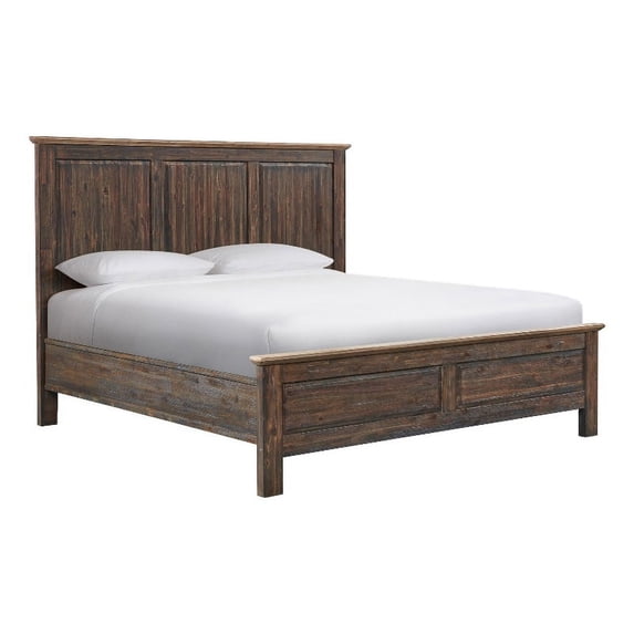 Intercon Furniture Transitions Bedroom Wood King Headboard in Driftwood