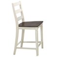 thumbnail image 1 of Intercon Furniture Glennwood Wood Ladder Back Barstool in White (Set of 2), 1 of 3