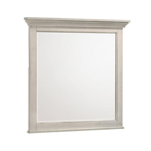 Intercon Mirror in Rustic White