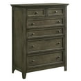 thumbnail image 1 of Intercon Furniture San Mateo 6-Drawer Standard Chest Gray, 1 of 4