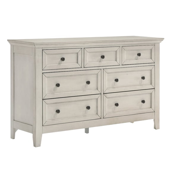 Intercon Furniture San Mateo 7-Drawer Dresser Rustic White