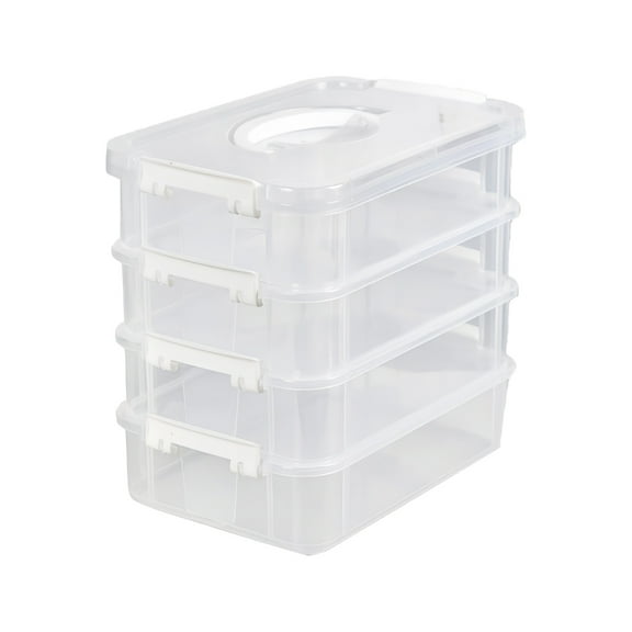 Interconnectable Parts Container For Workshop Tool Expandable Multiple Layer