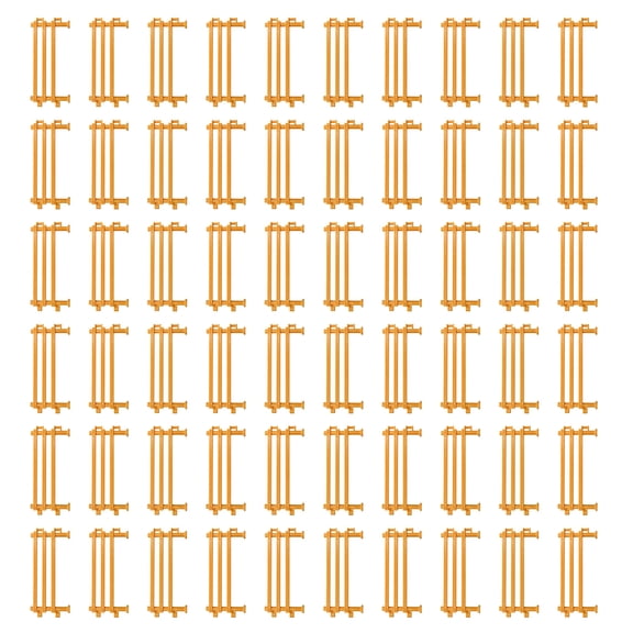 Interconnected Yellow Play Fence Set For Kids Farm Toy And Educational Tasks