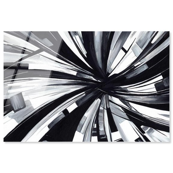 Interconnection Acrylic Contemporary Wall Art by Art Remedy, Ready to Hang, 15 x 10