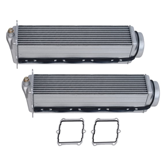 Intercooler 2PCS Compatible For Audi 2010-2017 A4 A6 A7 A8 Quattro S4 S5 Q5 Q7 SQ5 3.0L 2.0L, 06E145621F 06E145621R 06E145621S 06E145621E