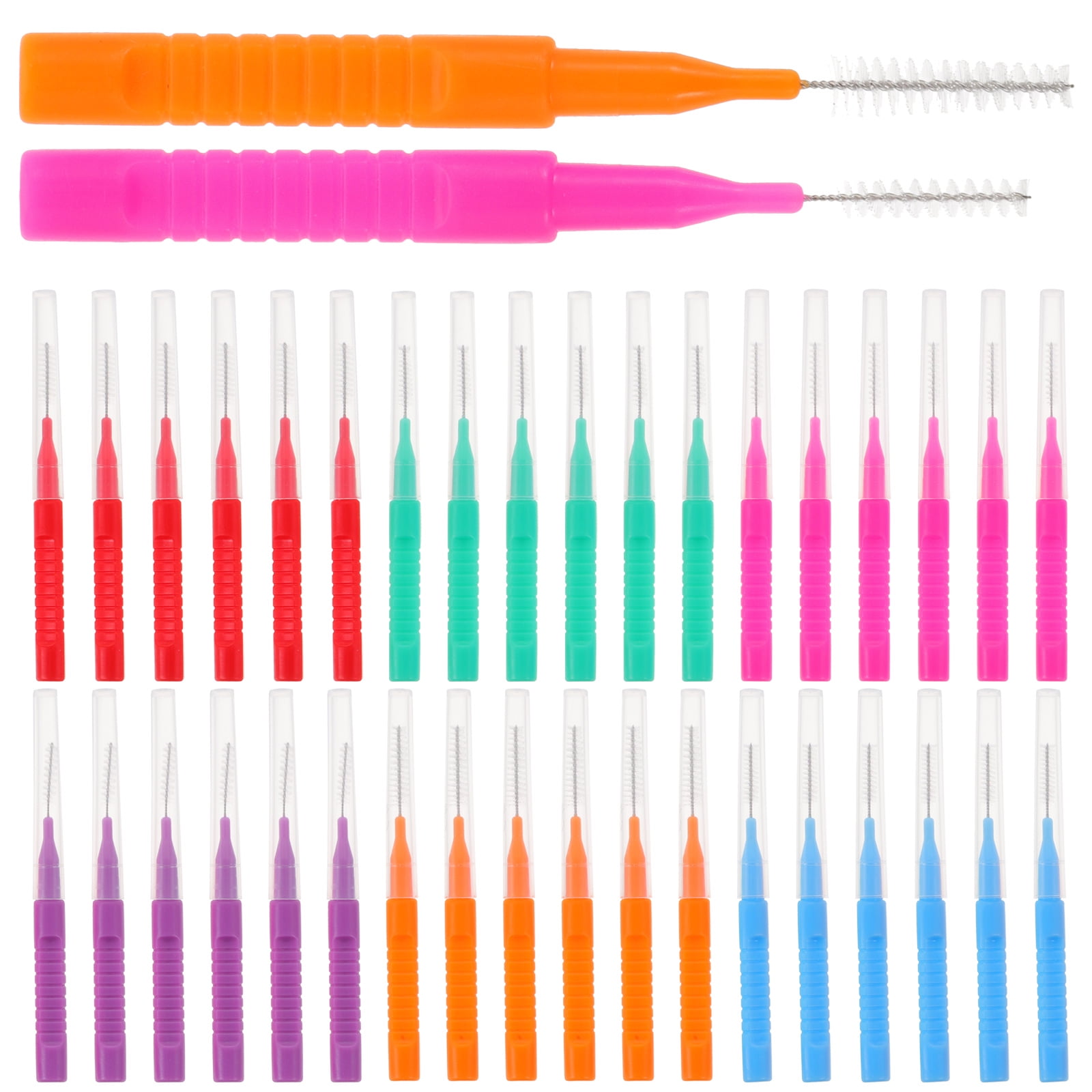 Interdental Brush Cleaning Replace Flossing Sticks Teeth Gum Brace