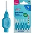 thumbnail image 1 of Interdental Brush Original, Soft Dental Brush for Teeth Cleaning, Pack of 6, 0.6 mm, Medium Gaps, Blue, Size 3, 1 of 4