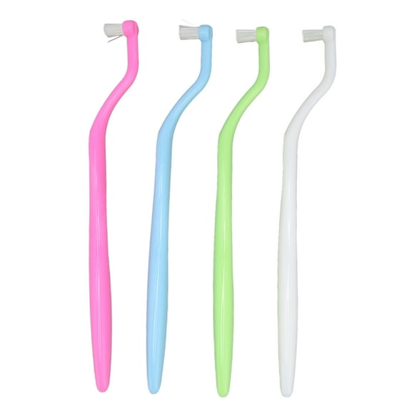 Interdental Brush, Stain Removal Teeth Brace Brush Portable Ergonomic For Implant Patients For Oral Care For Home