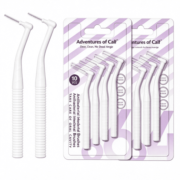 Interdental Brushes – Extra Small Dental Picks for Tight Teeth, Braces, Implants & Wide Gaps