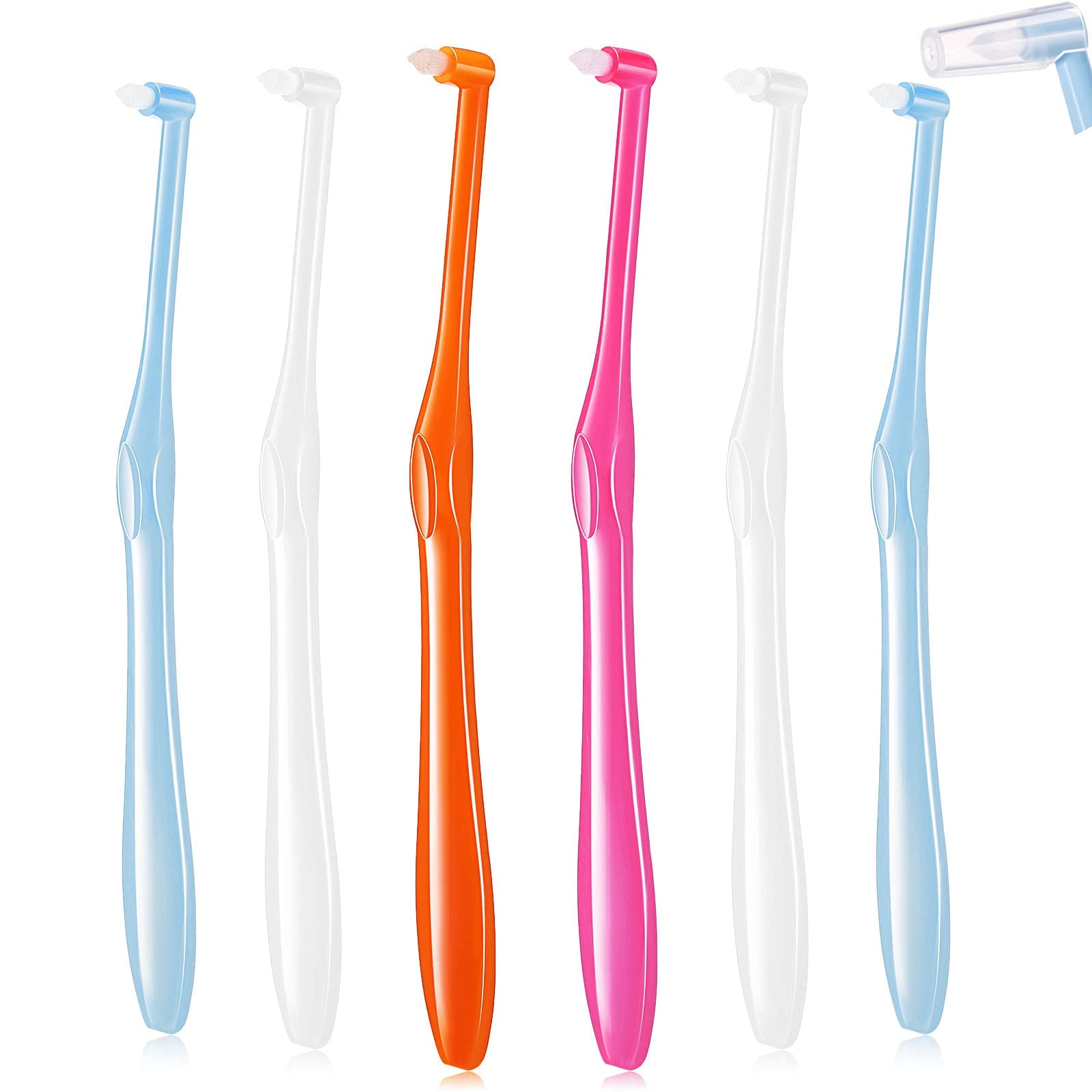 Interdental Brushes, Tooth Stain Remover Tufted Toothbrush End Tuft