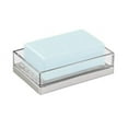 thumbnail image 1 of Interdesign 4005077 Clarity Brushed Clear Plastic Soap Dish, 1 of 2