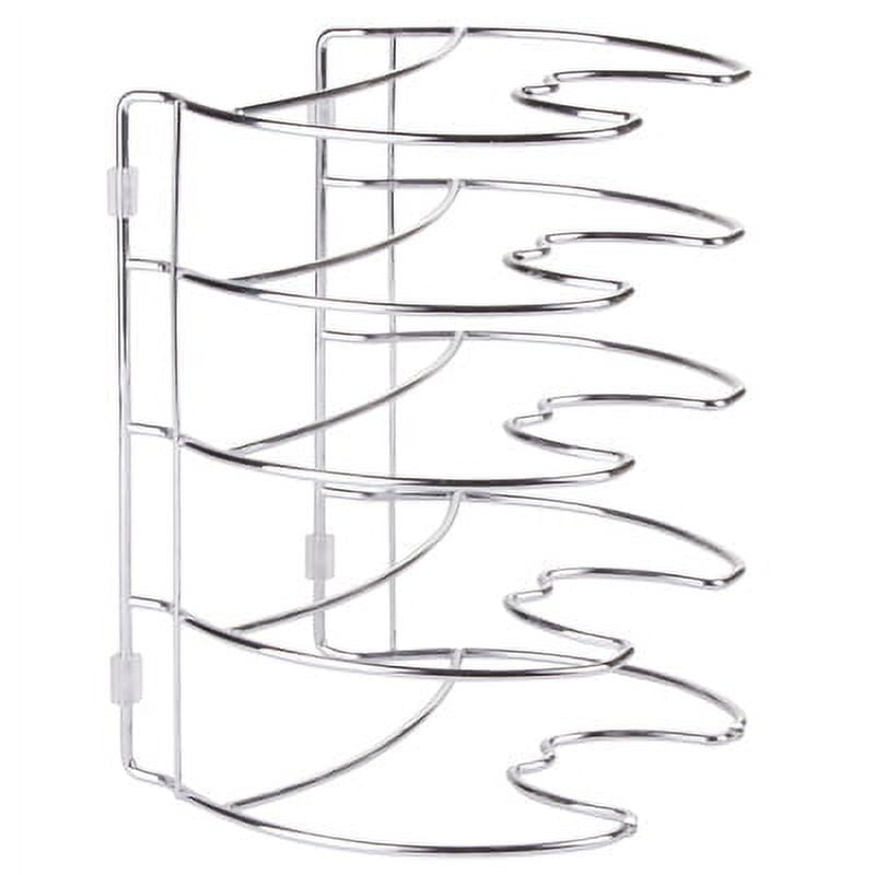 Interdesign Idesign Classic Skillet Organizer Conveniently Stores Pans & Skillet