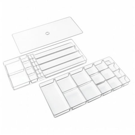 Interdesign Linus Clear Jewelry Box, Lar