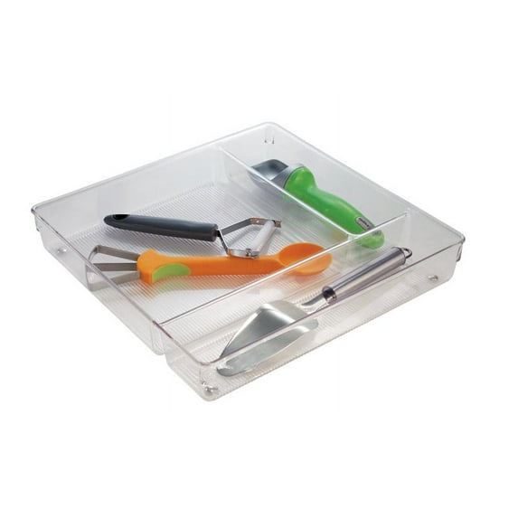 Interdesign Multi Drawer Organizer Linus 12" X 12" X 2" Clear Plastic