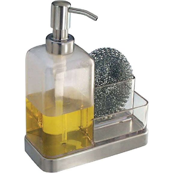 Interdesign iDesign Forma Soap Dispenser & Sponge Caddy - Pack of 4