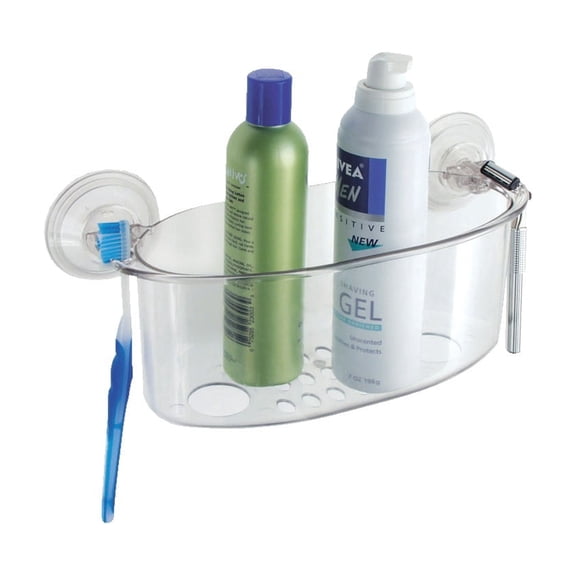 Interdesign iDesign Power Lock Suction Shower Basket - Pack of 3