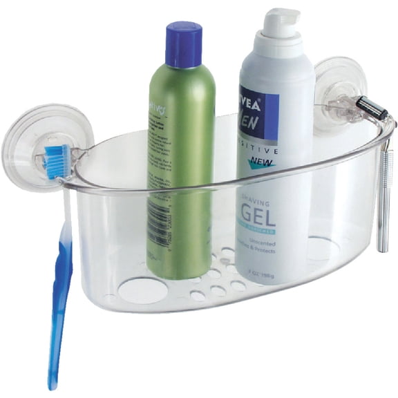 Interdesign iDesign Power Lock Suction Shower Basket - Pack of 6