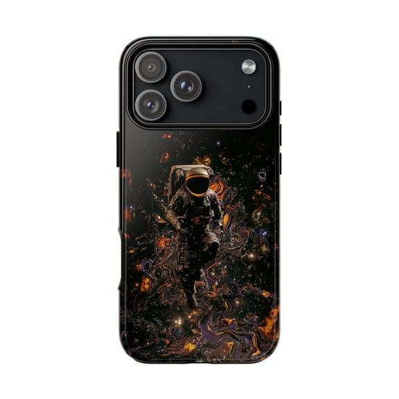 Interdimensional Astronaut Space Warp Scene iPhone Case 17 11 12 13 14 15 16 Pro Max
