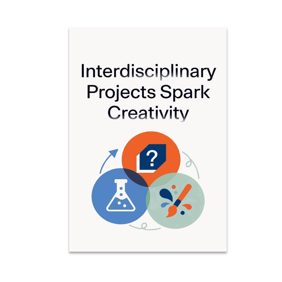 Interdisciplinary Projects Spark Creativity - Education Enthusiast - 13x19 Poster Print