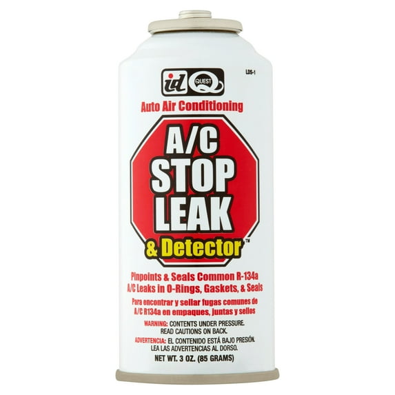 Interdynamics A/C Stop Leak & Detector, 3 oz., Automotive Heating & Air Conditioning Repair Tools