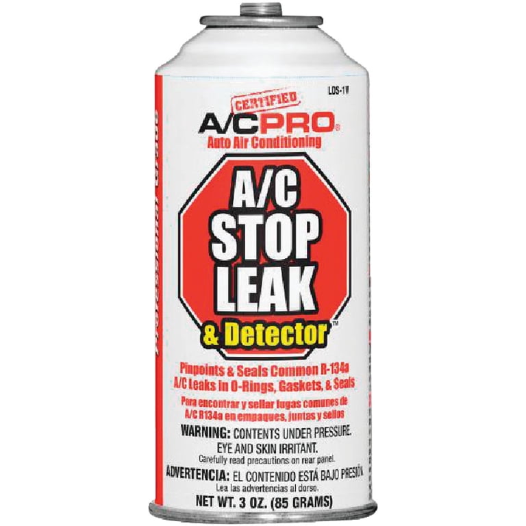 Interdynamics R134a Leak Stop PAG Oil and Red Dye 3 Oz Automotive