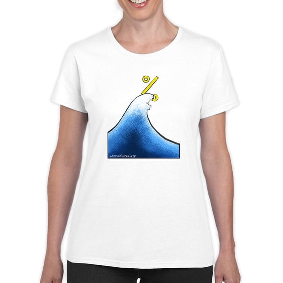 Interest High Wave T-Shirt Women -Wilfred Hildonen Designs, Female Small