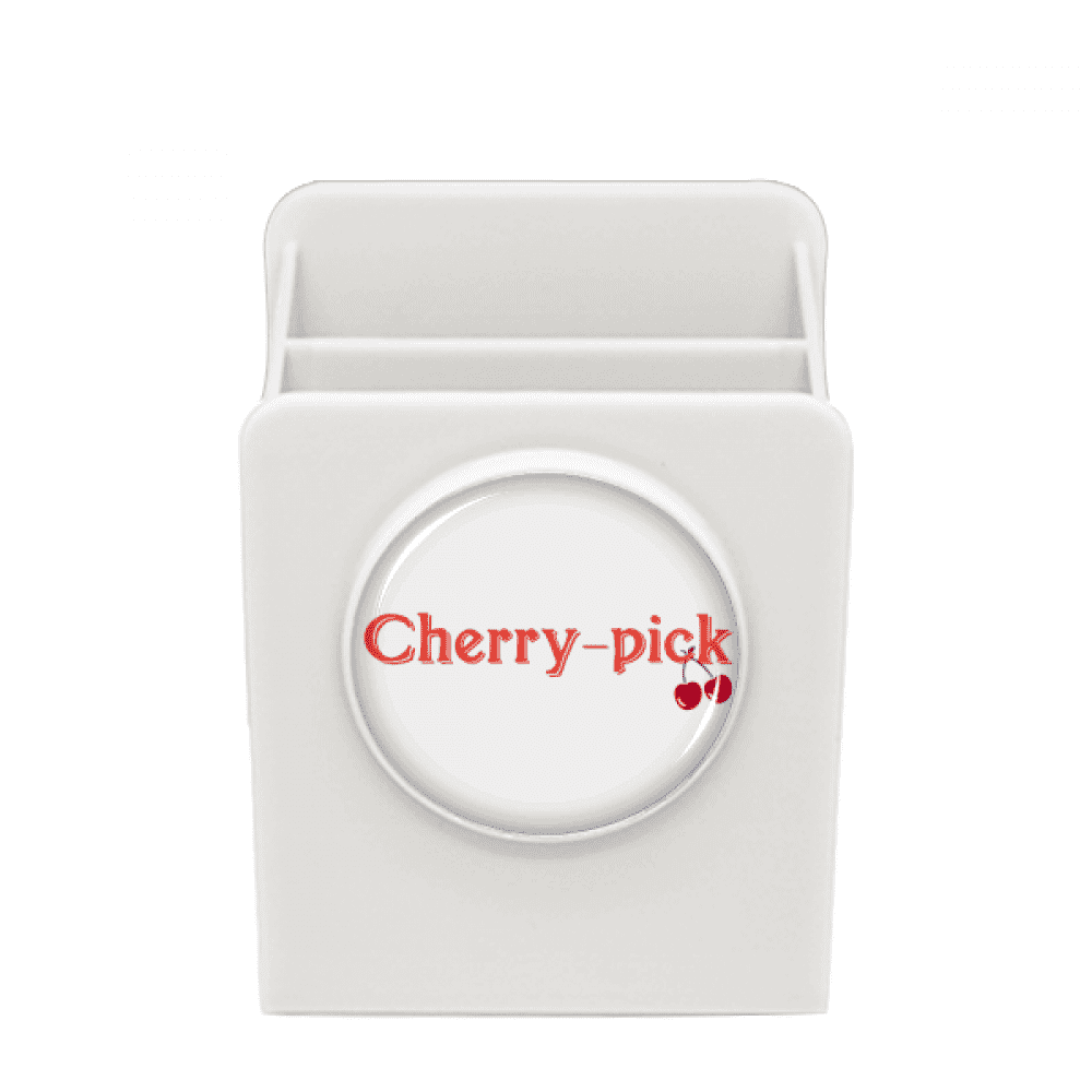 Interesting Catchword Cherry Pick Desk Pencil Holder Cup Pen Organizer