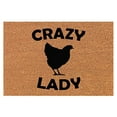 thumbnail image 1 of Interesting Chicken English Floor Mat D Polyester - 1X Fun Chicken English Floor Mat, 1 of 5