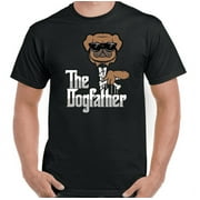 AINI LELL Interesting Funny THE DOG FATHER T-SHIRT, Mens Funny DOGFATHER Tee Top Father's Day Dad Daddy Pops