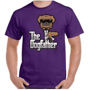 AINI LELL Interesting Funny THE DOG FATHER T-SHIRT, Mens Funny DOGFATHER Tee Top Father's Day Dad Daddy Pops
