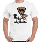 AINI LELL Interesting Funny THE DOG FATHER T-SHIRT, Mens Funny DOGFATHER Tee Top Father's Day Dad Daddy Pops
